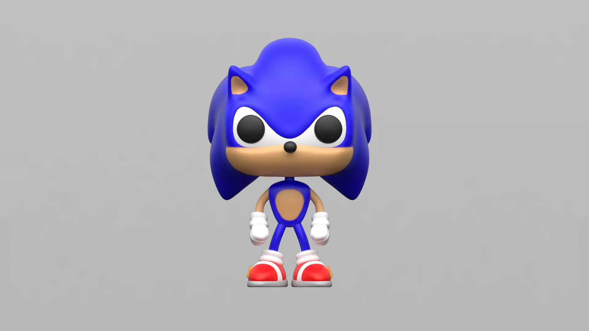 Sonic Funko Pop Style Free 3D model
