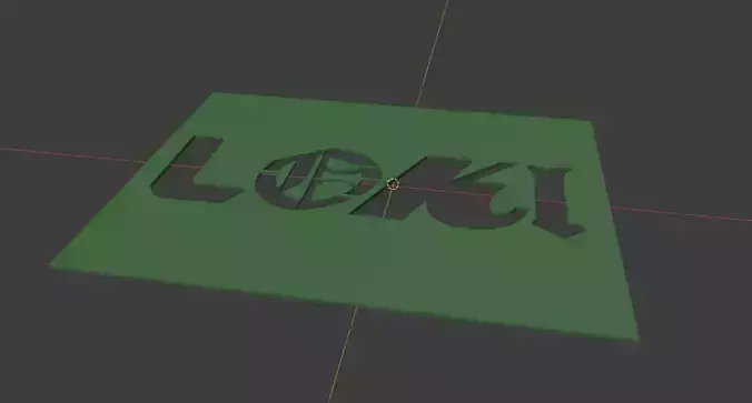 Loki Logo Stencil