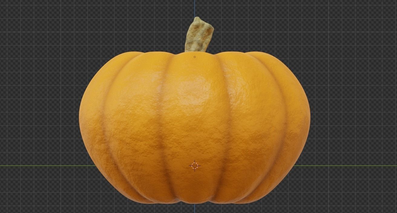Pumpkin 3D model 3D model_2
