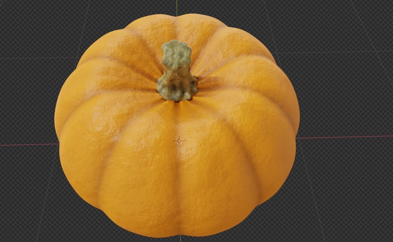 Pumpkin 3D model 3D model_3
