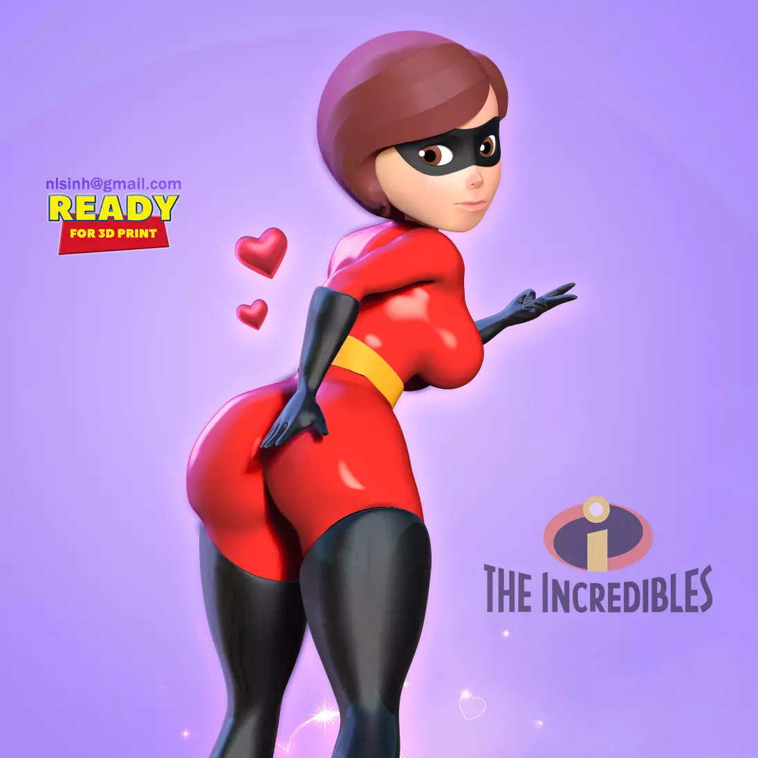 Elastigirl - Helen Parr 3D print model_0