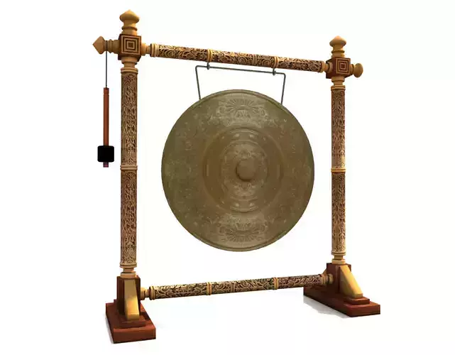 Asian classic decorative gong