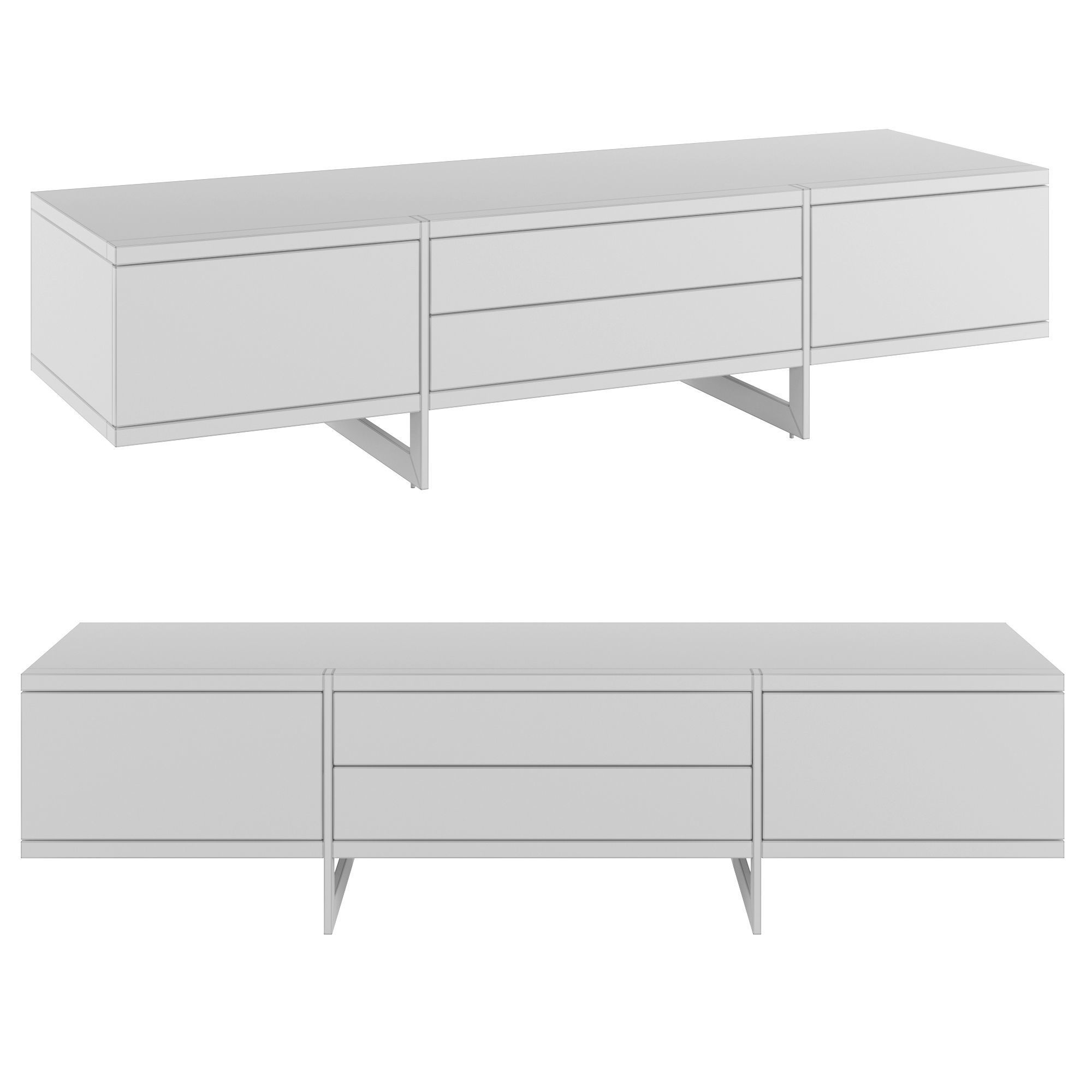TV stand Atractivo 3D model_1