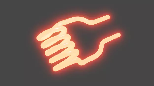 Glowing Filament 3D model_0