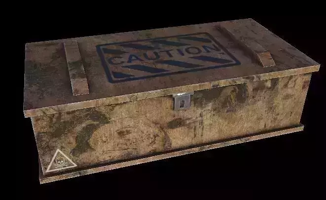 Bullet Box Free low-poly 3D model