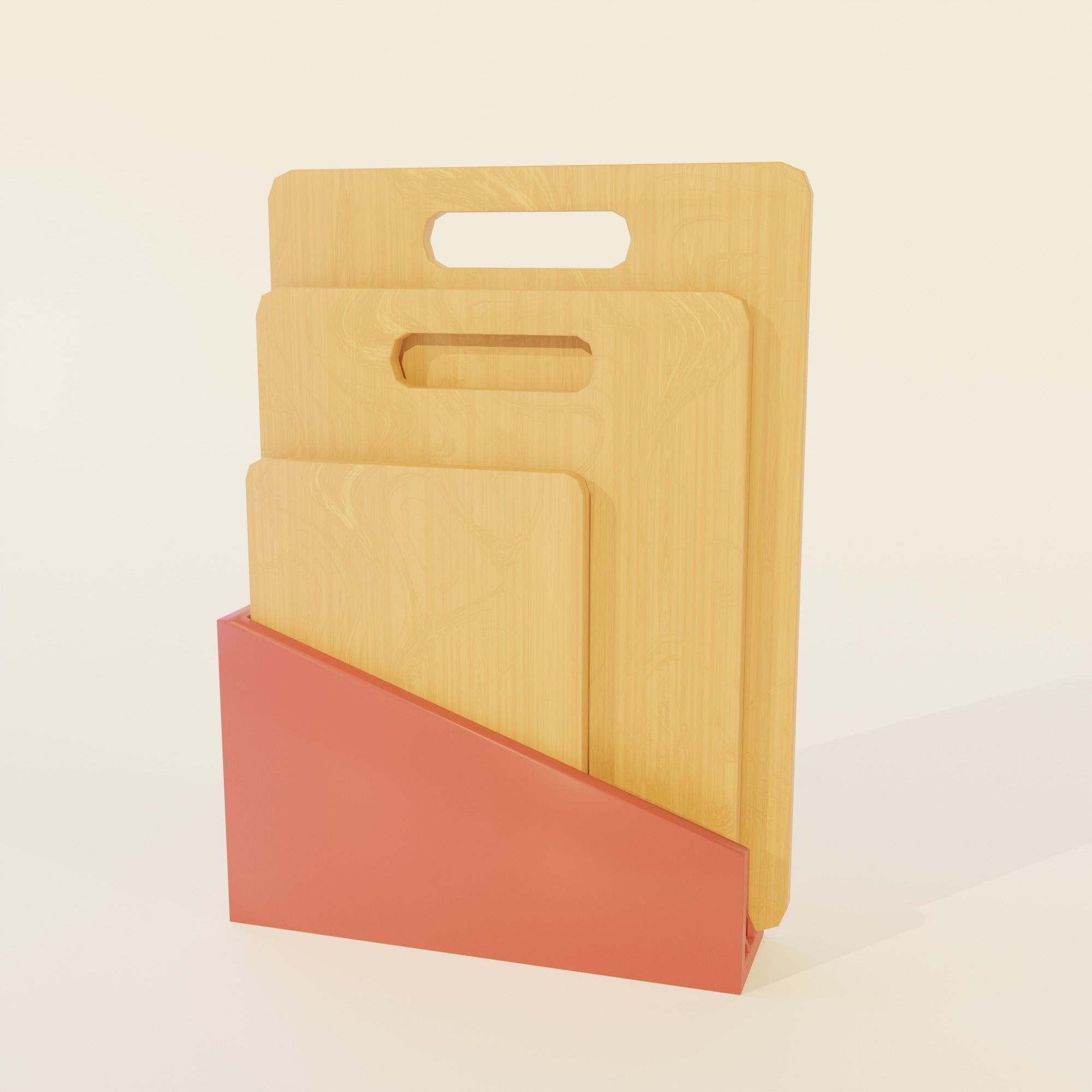 Low Poly Kitchen Utensils Pack Free low-poly 3D model_4