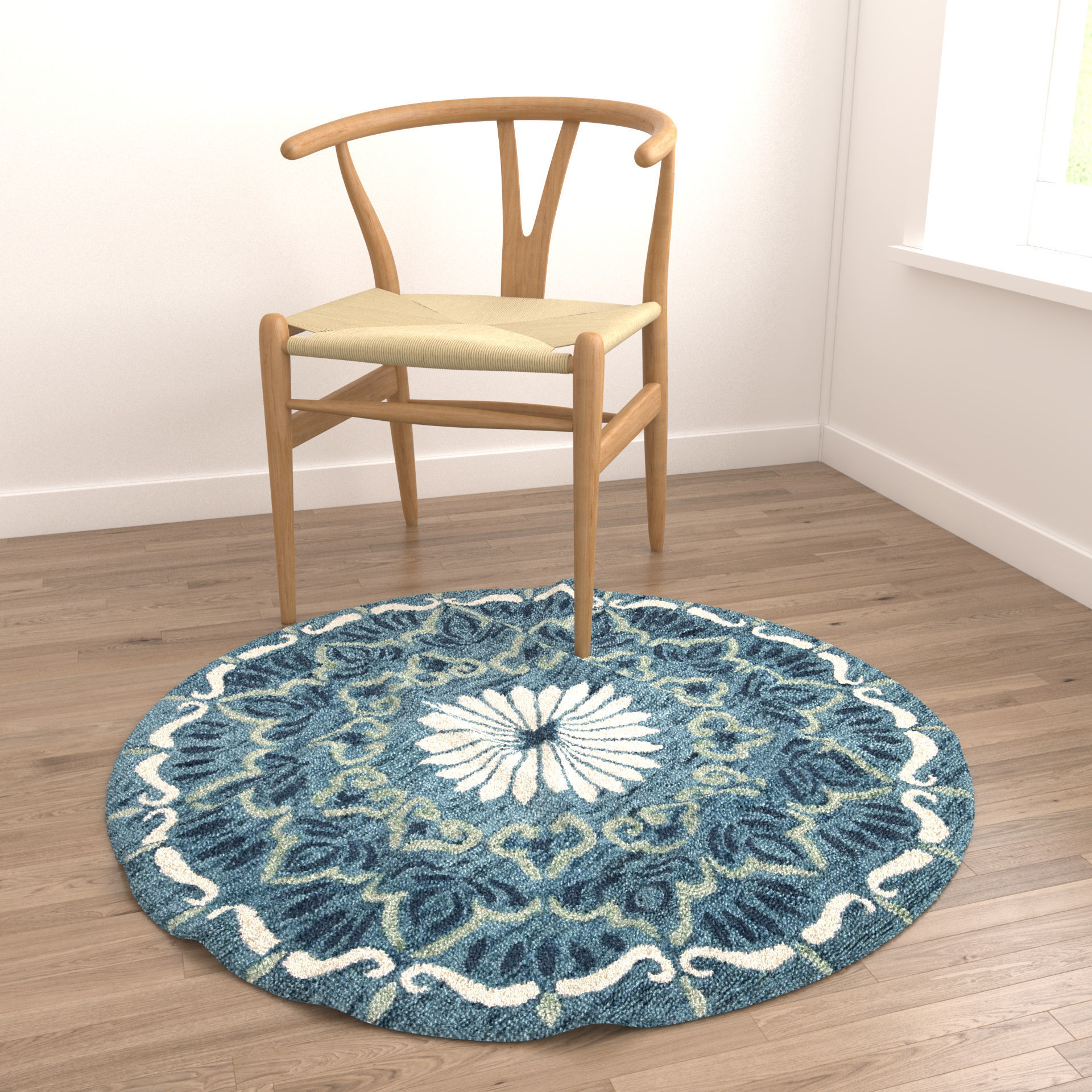 Rugs No 221 Low-poly 3D model_4
