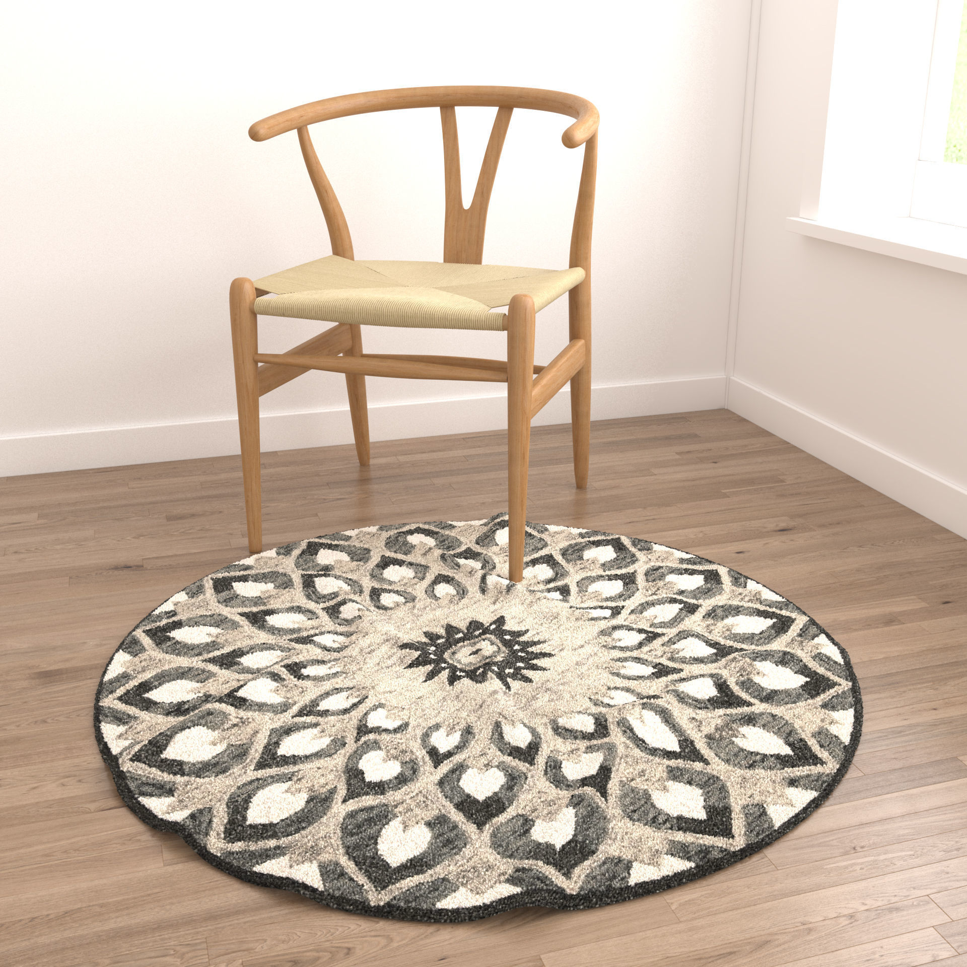 Rugs No 221 Low-poly 3D model_3