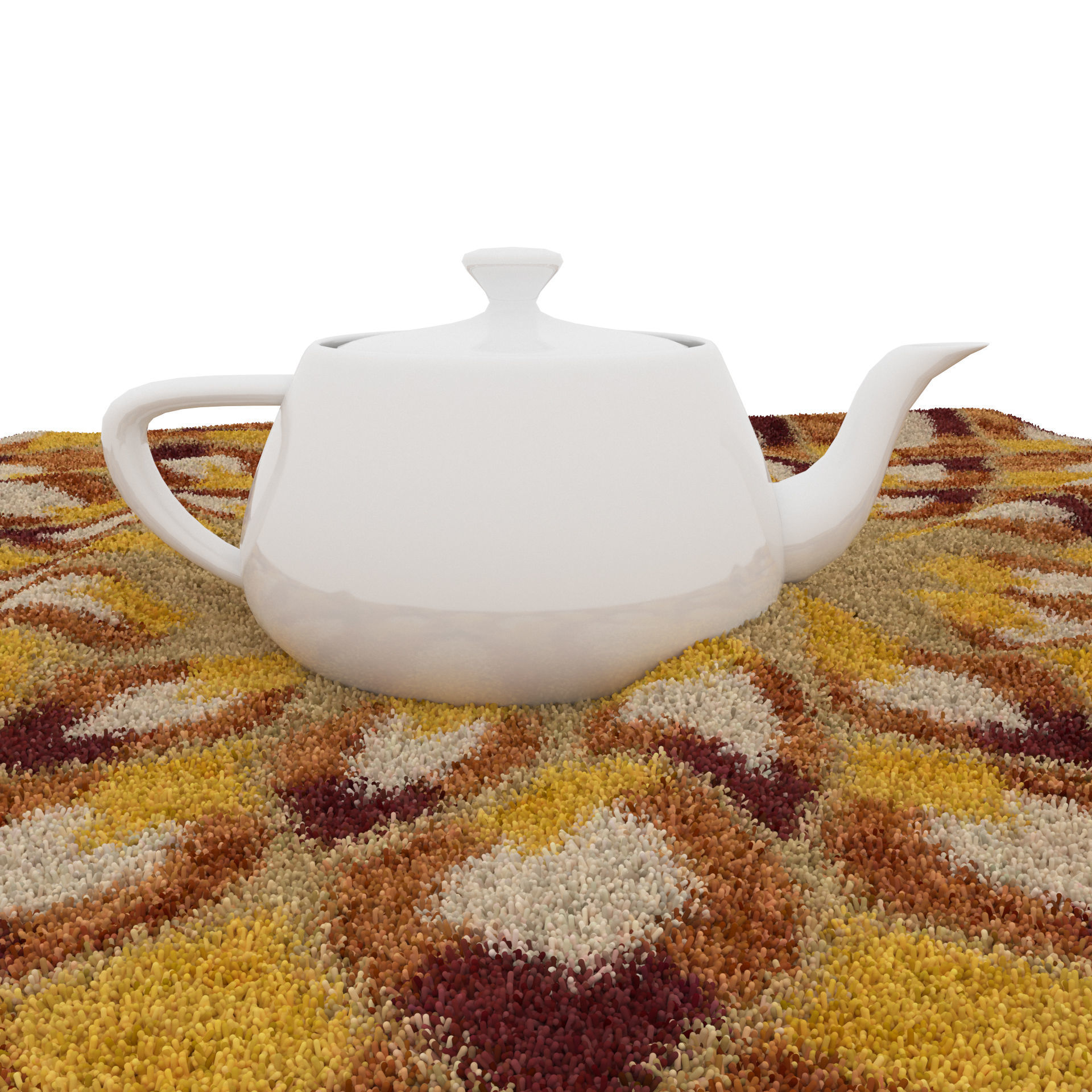 Rugs No 221 Low-poly 3D model_8