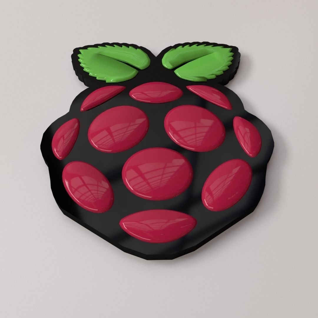 Raspberry Pi Logo 3D model_2
