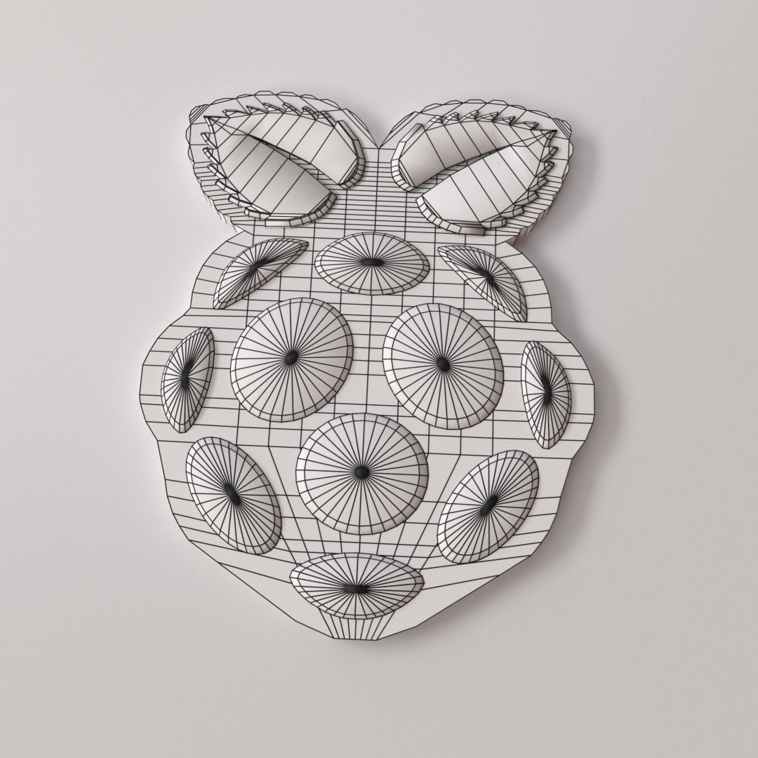 Raspberry Pi Logo 3D model_4