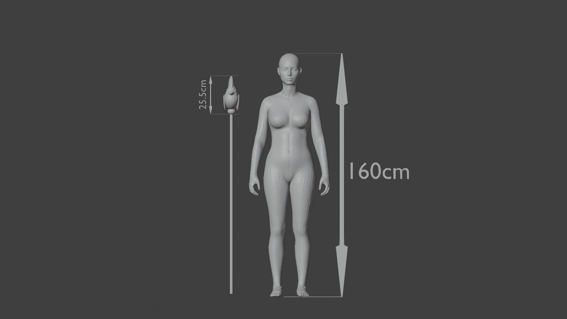 Lil Rascal red cardinal Hunter Staff Owl 3D print palisman 3D print model_6