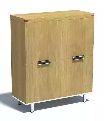 Wooden File Cabinet