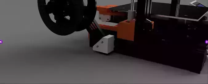 CREALITY ENDER 3 FIXATION BOBINE 3D print model