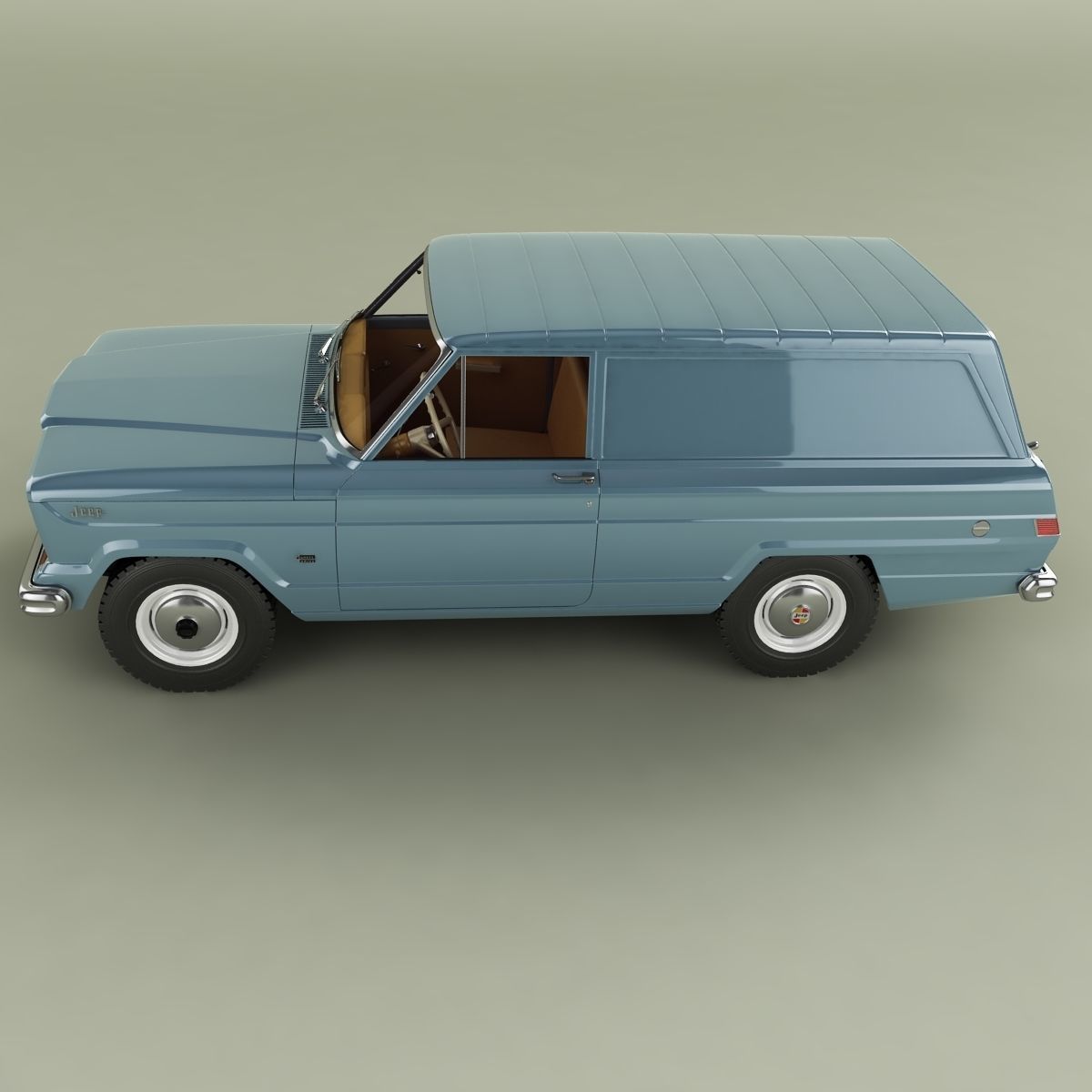 Jeep Wagoneer Panel Delivery 3D model_6