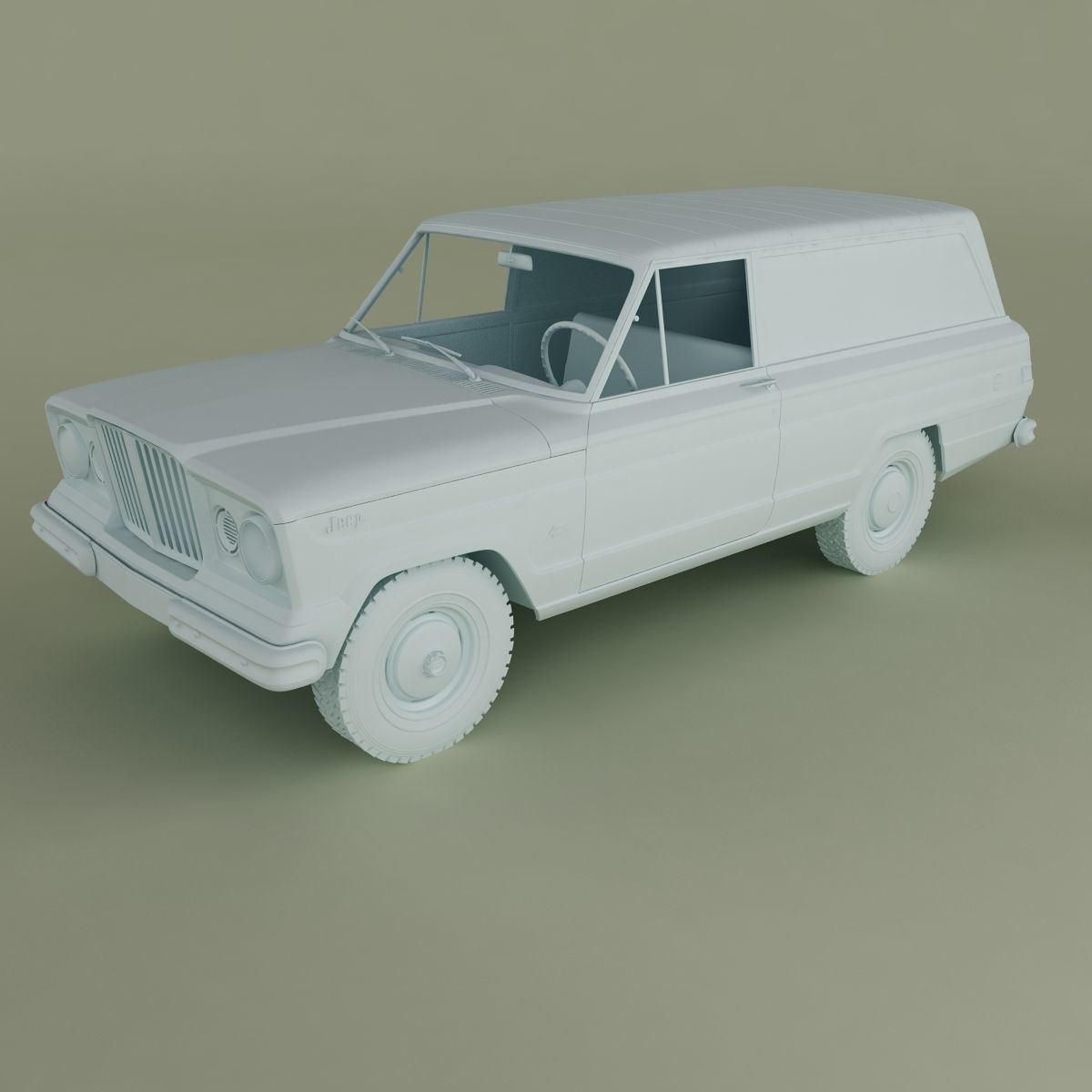 Jeep Wagoneer Panel Delivery 3D model_10
