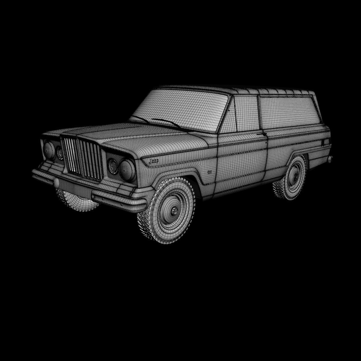 Jeep Wagoneer Panel Delivery 3D model_13