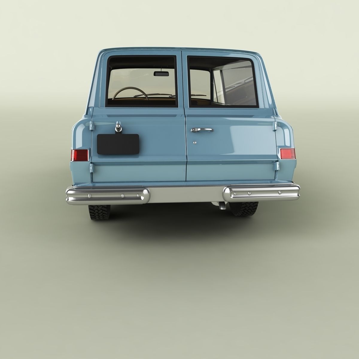 Jeep Wagoneer Panel Delivery 3D model_3