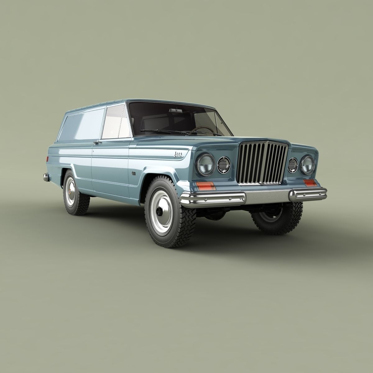 Jeep Wagoneer Panel Delivery 3D model_9