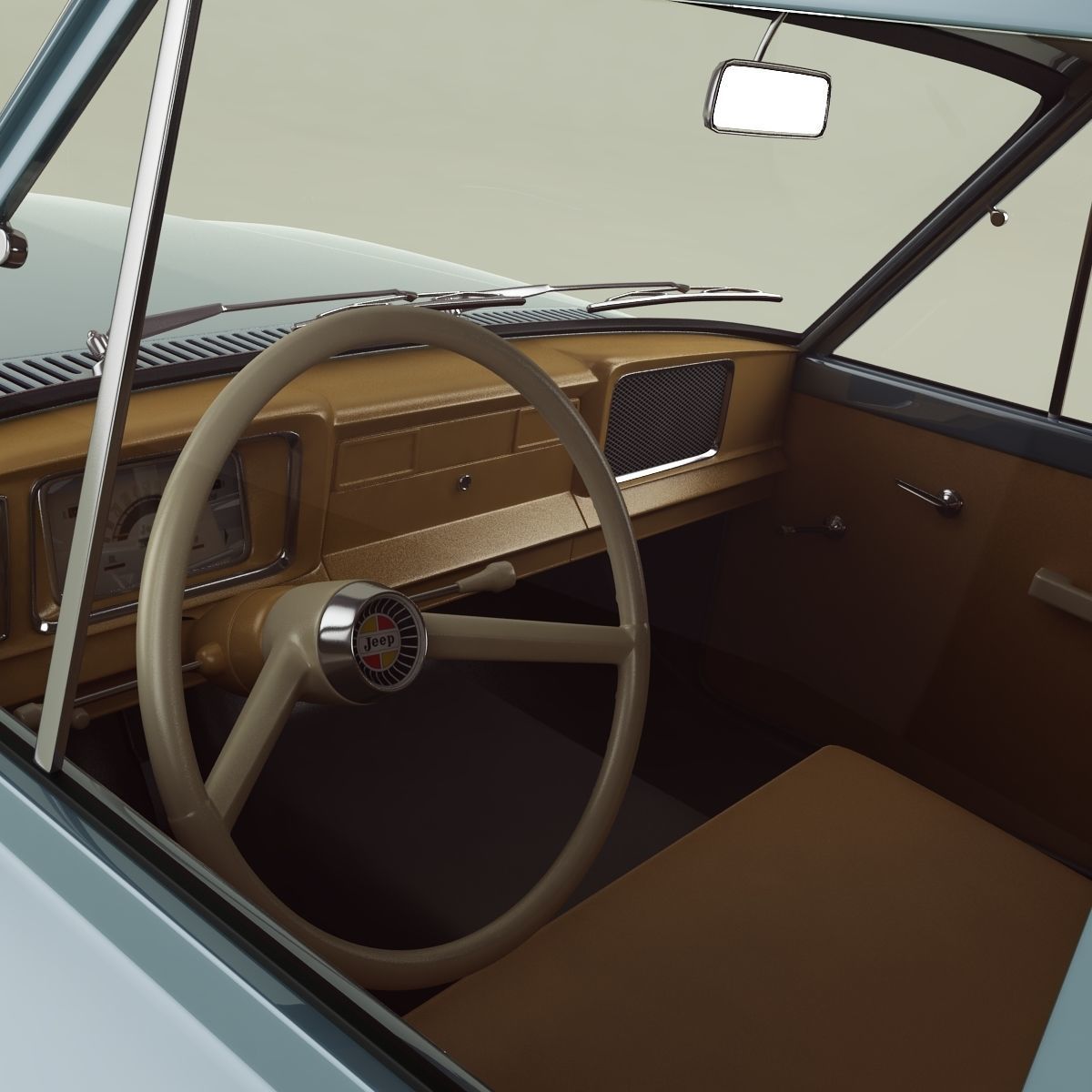 Jeep Wagoneer Panel Delivery 3D model_8