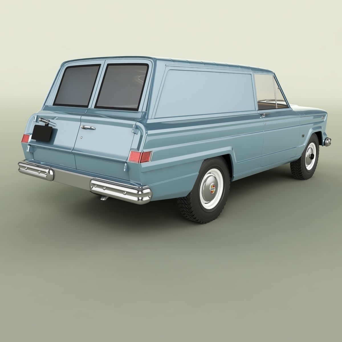 Jeep Wagoneer Panel Delivery 3D model_2