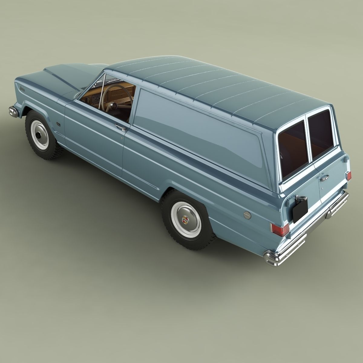 Jeep Wagoneer Panel Delivery 3D model_7