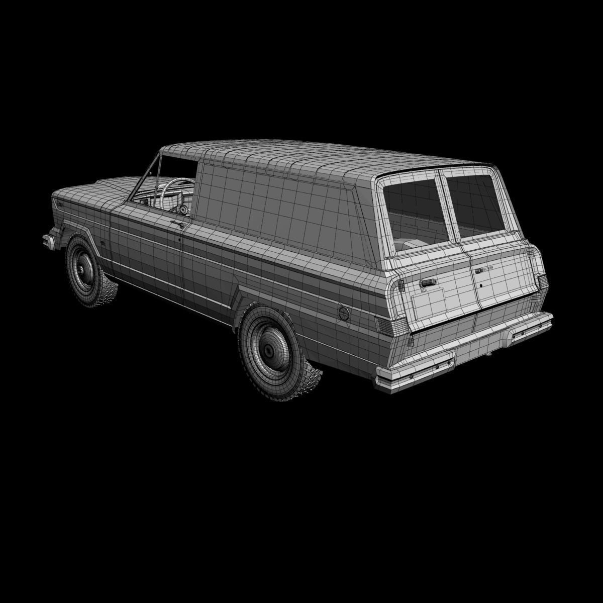 Jeep Wagoneer Panel Delivery 3D model_14