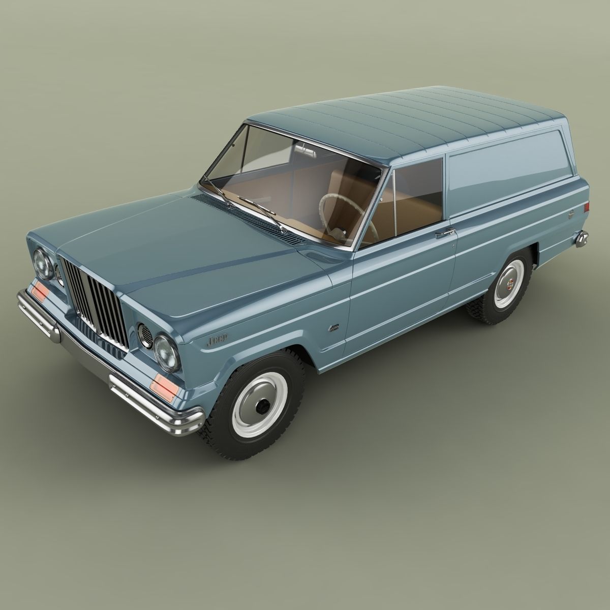 Jeep Wagoneer Panel Delivery 3D model_5