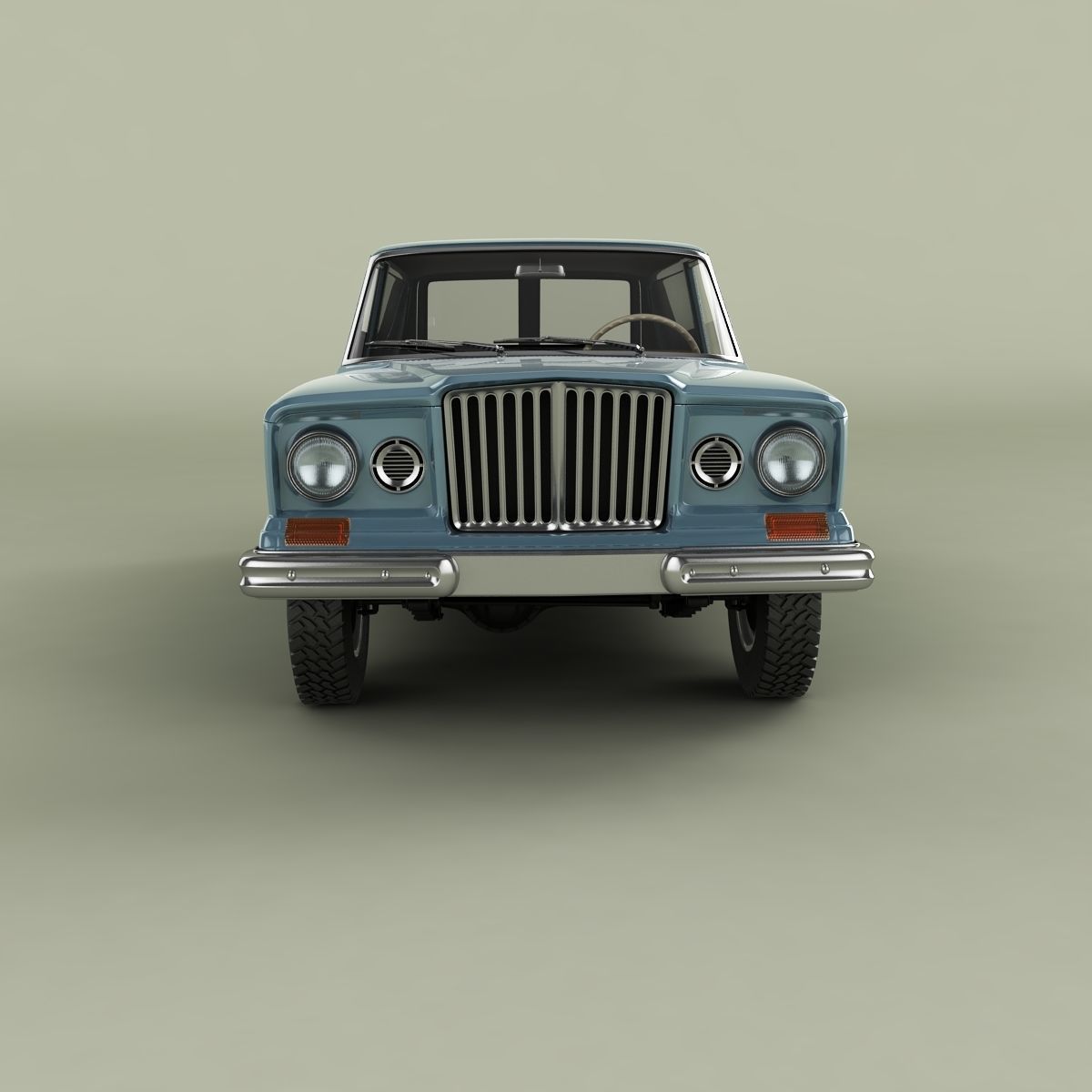 Jeep Wagoneer Panel Delivery 3D model_4