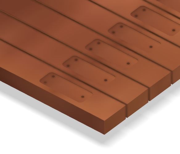 Model Railway Sleeper Foot Crossing 3D print model_11