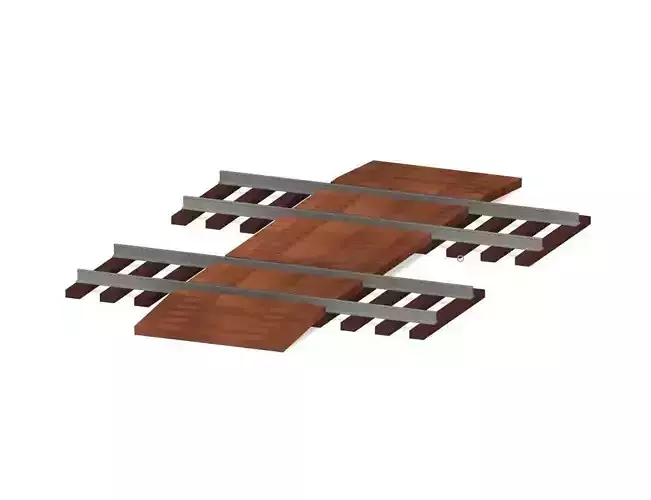 Model Railway Sleeper Foot Crossing 3D print model