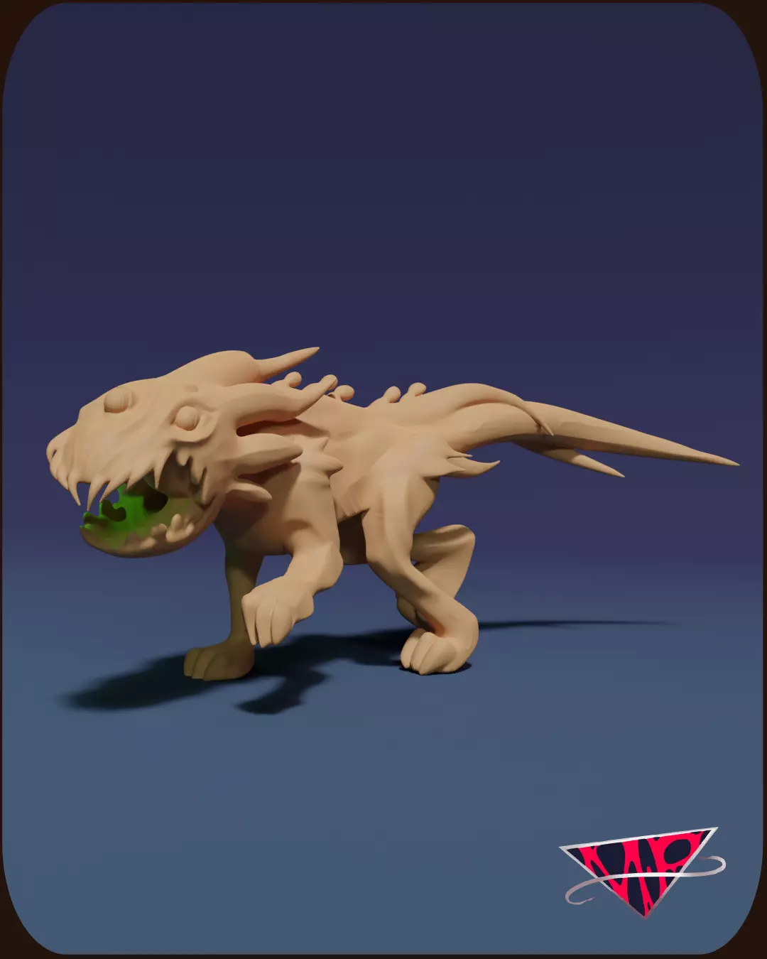 Akata toy dinosaur Free 3D print model