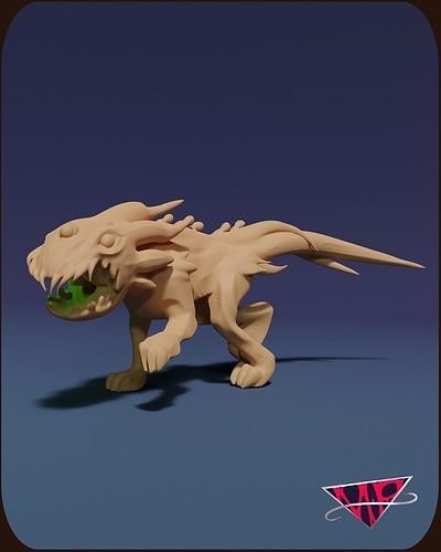 Akata toy dinosaur Free 3D print model