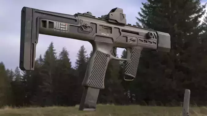 Submachine Gun ASC-19 