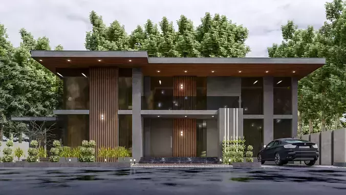 Exterior Lumion Render 3D model