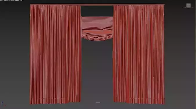 Curtains 6 curtain 3D model 4