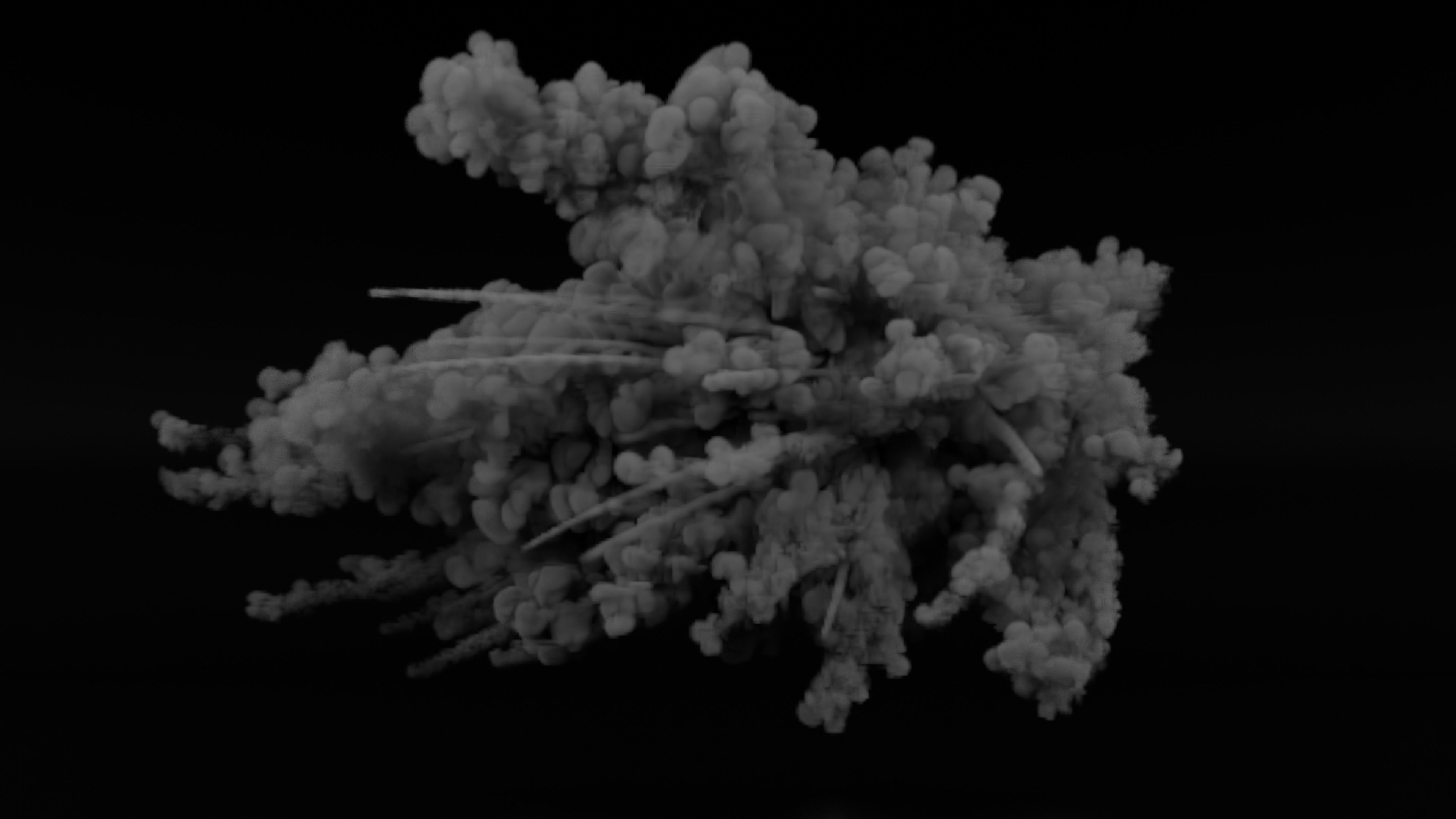Wall-Hit-Explosion cloud of smoke 3D model_7