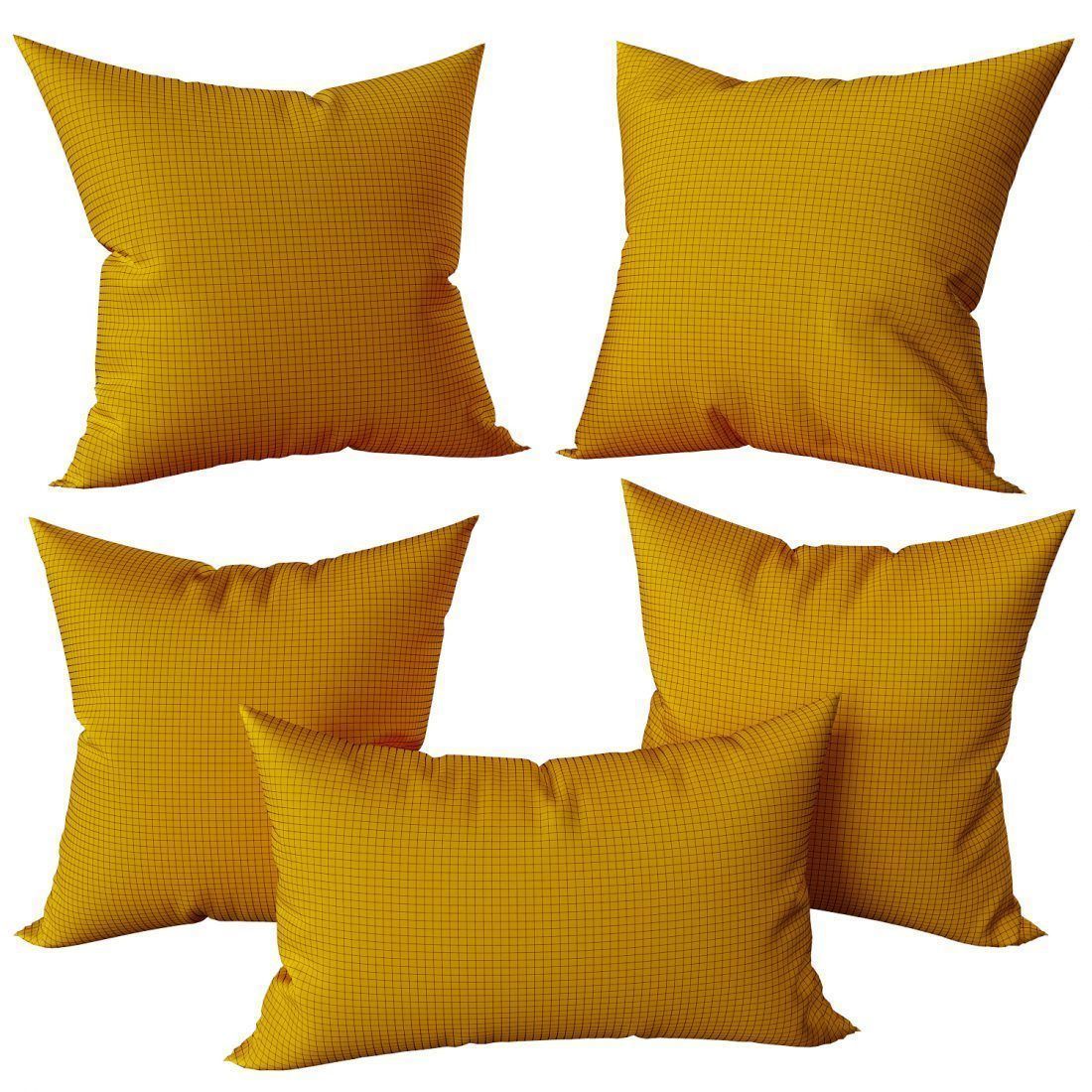 Decorative set pillow 6 3D model_9