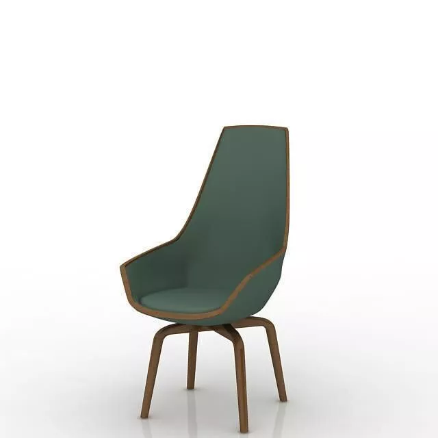 Green Classic Chair 3D model