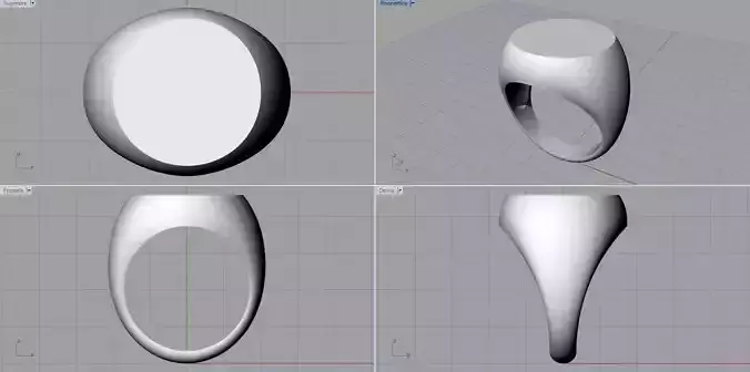 Anello Chevalier tondo - Chevalier ring round