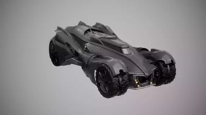 Batmobile from batman arkham knight Low-poly 3D model