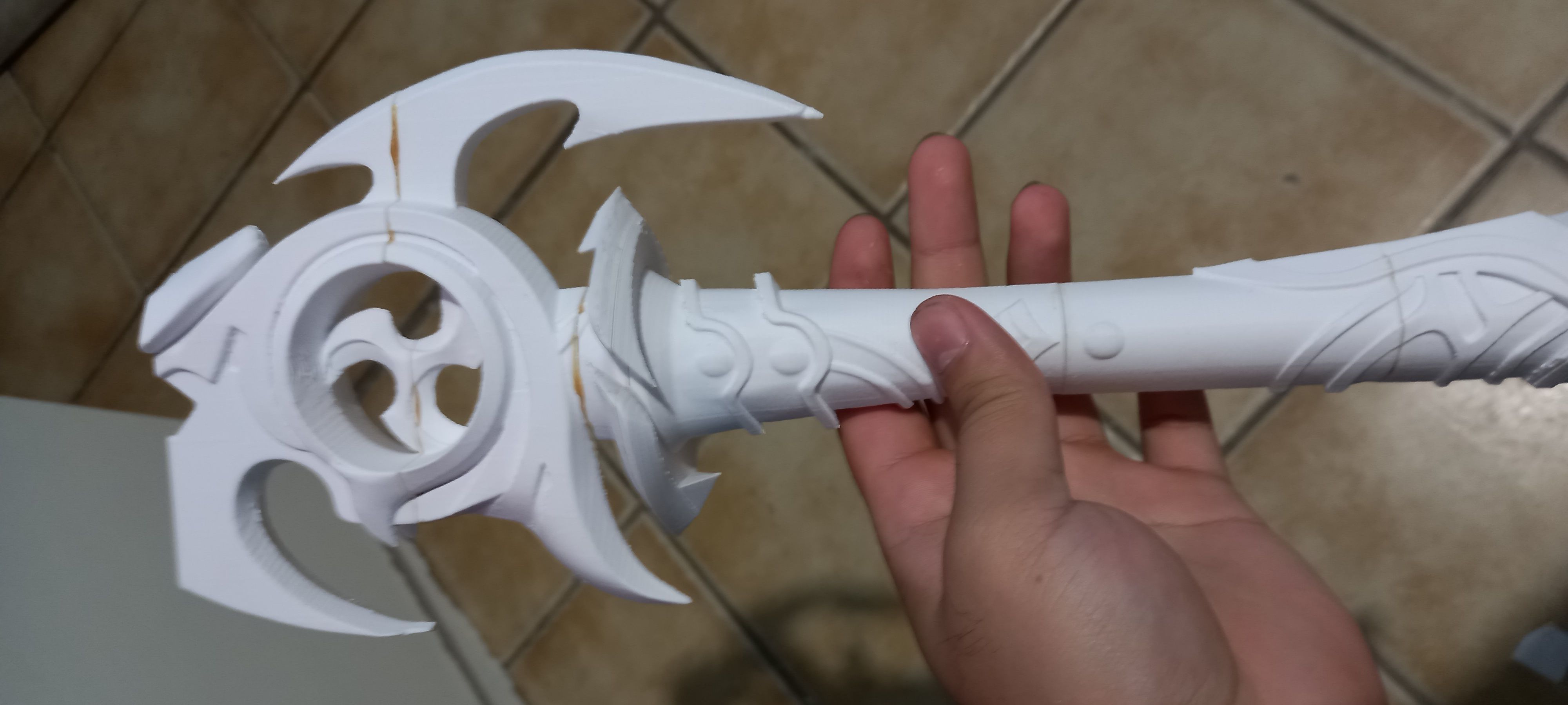 Genshin Impact  Mistsplitter Reforged Sword 3D print model_81