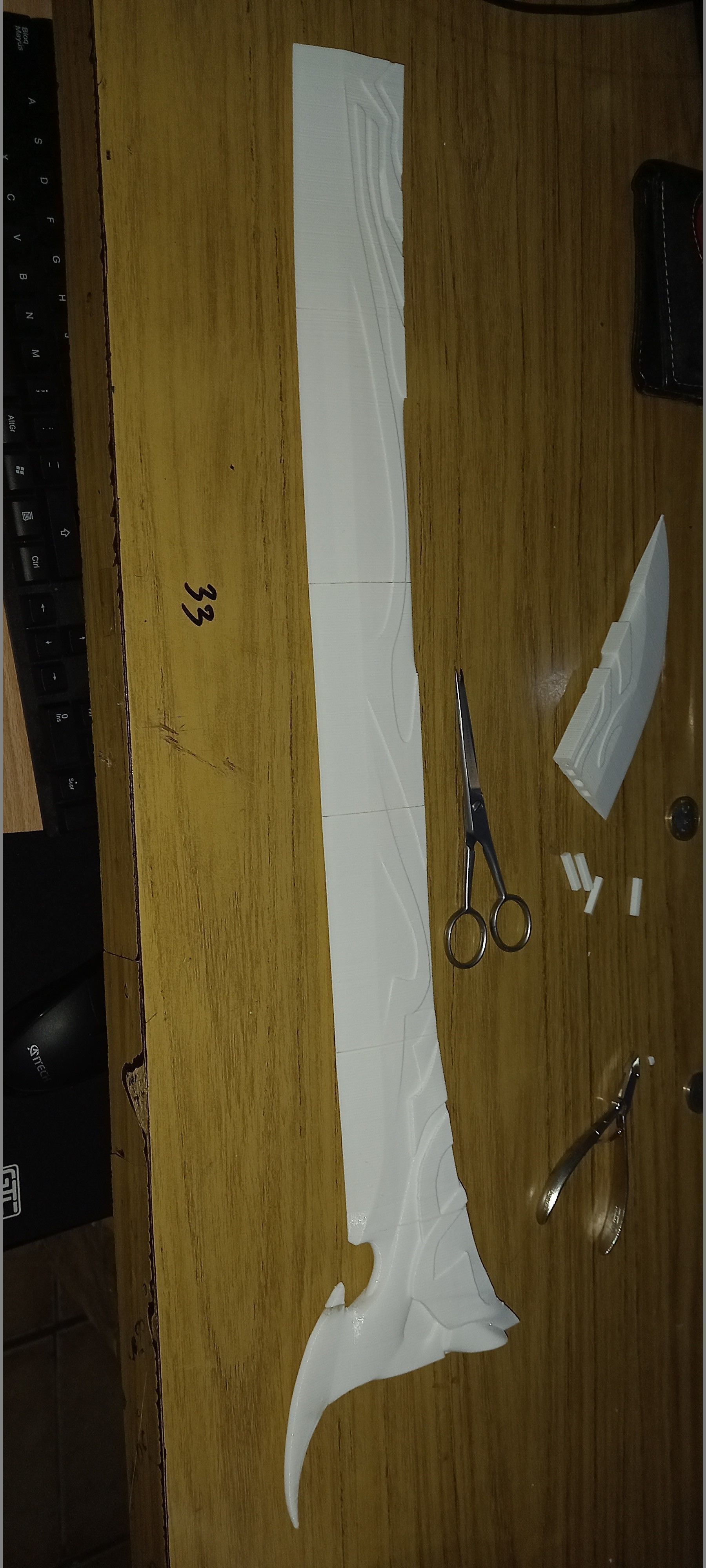 Genshin Impact  Mistsplitter Reforged Sword 3D print model_56