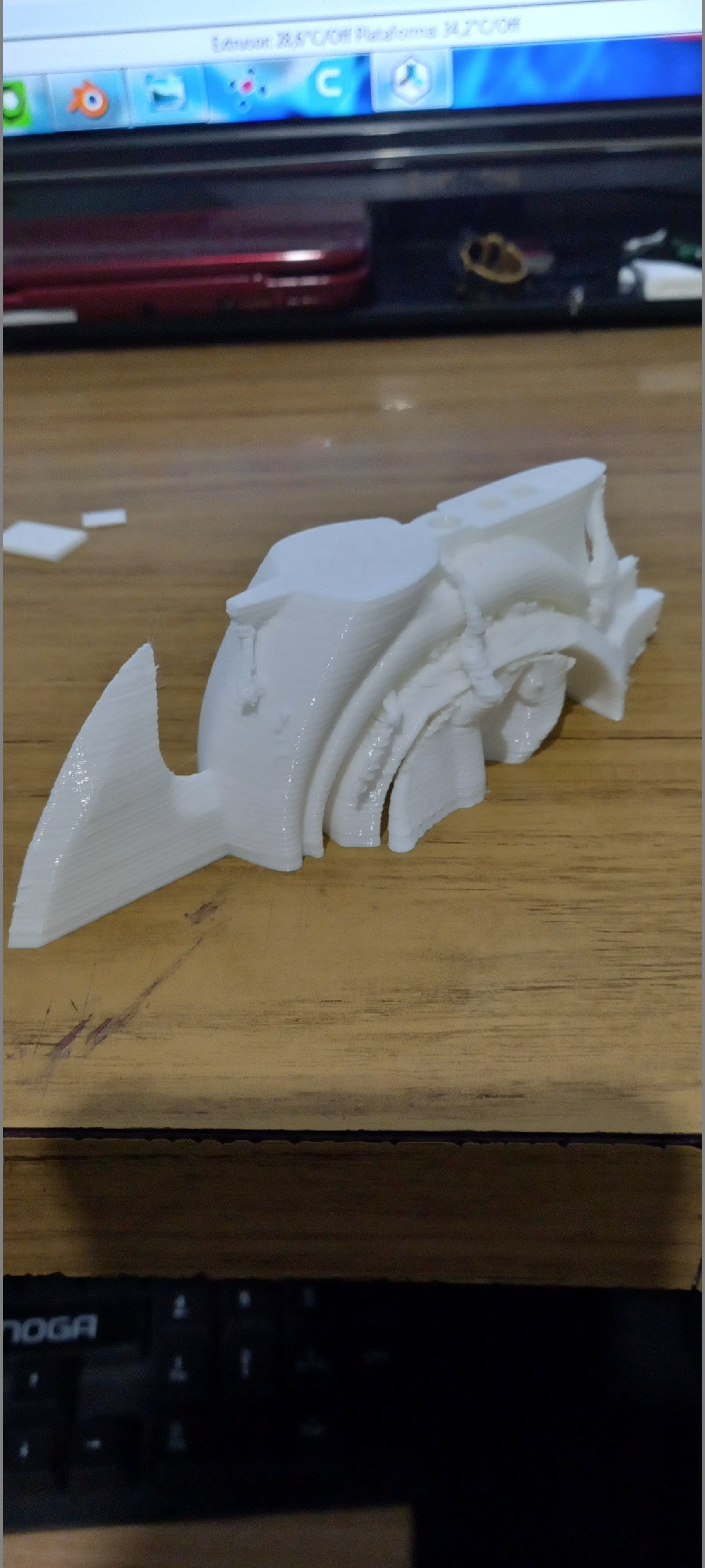 Genshin Impact  Mistsplitter Reforged Sword 3D print model_29