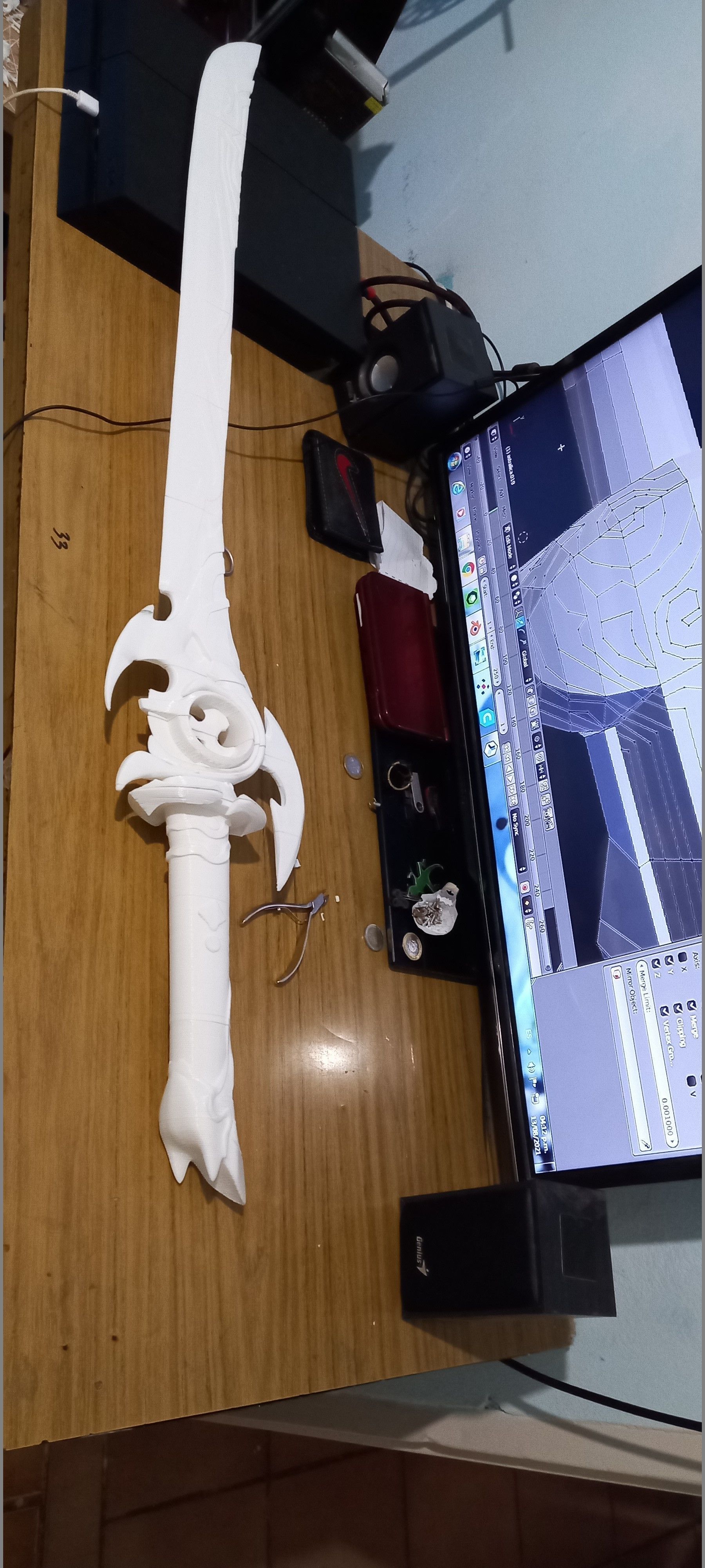 Genshin Impact  Mistsplitter Reforged Sword 3D print model_61