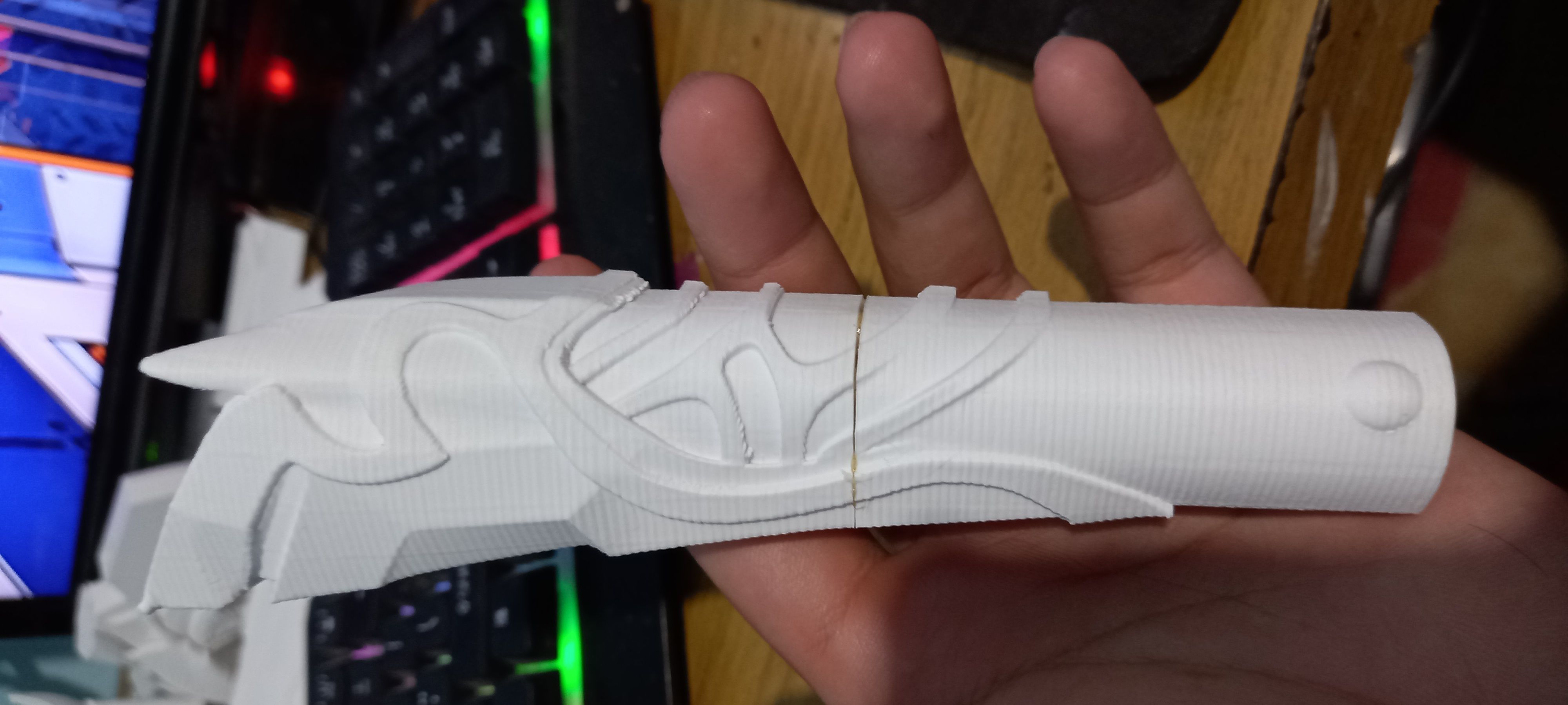 Genshin Impact  Mistsplitter Reforged Sword 3D print model_71