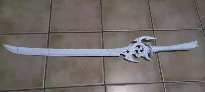 Genshin Impact  Mistsplitter Reforged Sword 3D print model
