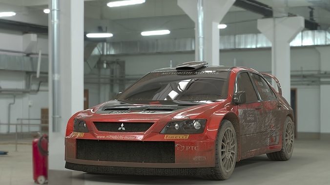 Mitsubishi Lancer WRC05 3D model
