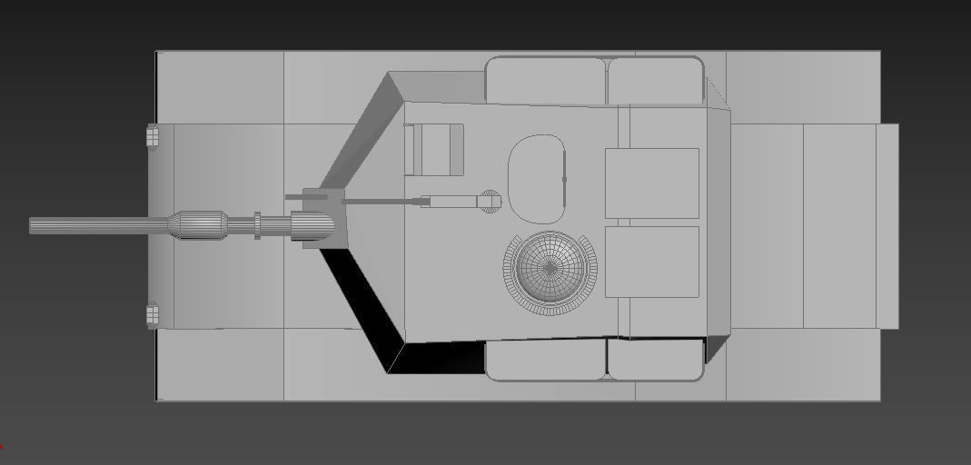 M1A2- Abrams Low-poly 3D model_14