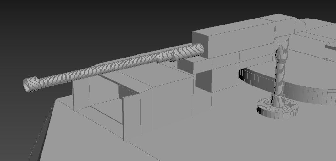 M1A2- Abrams Low-poly 3D model_10